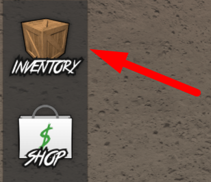 The Inventory button in Chillz's Murder Mystery 2