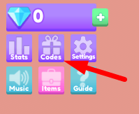 The Codes button in K-Cards