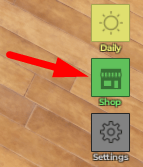 The Shop button in Who's SUS?