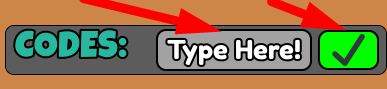 The code redeeming interface in Ultimate Retail Tycoon
