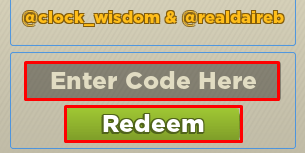 Pet Heroes enter codes box