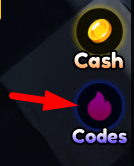 The Codes button in Better Anime