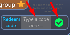 The code redeeming interface in Zombie Business Simulator