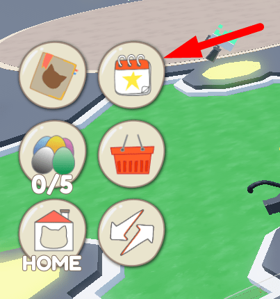 The calendar icon in Hatch The Cats