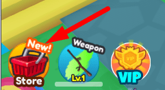 The Store button in Reborn As Swordman