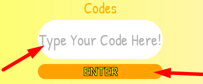 The code redeeming interface in Tree Tops Theme Park