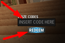 The code redeeming interface in Operations: Siege