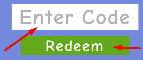 The code redeeming interface in FIRST 3 PLAYER TYCOON IN ROBLOX