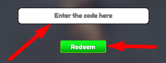 The code redeeming interface in Gym Star Simulator