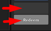 The code redeeming interface in Chilly's MM2