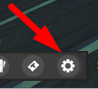 The Settings icon in Jackpot Reign