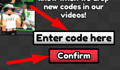 The code redeeming interface in Dank Murder Mystery