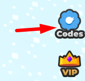 The Codes button in Clothing Store Tycoon