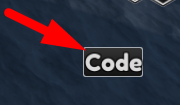 The Code button in Hex Defender