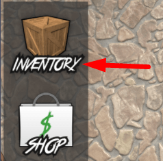 The Inventory button in Death's MM2