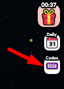 The Codes button in Planet Evolution