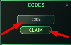 The code redeeming interface in MotoRush