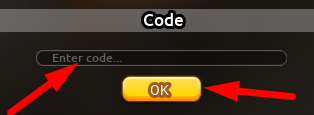 The code redeeming interface in Swim League