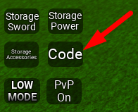 The Code button in Rung Sea