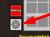 The Settings icon in Creative