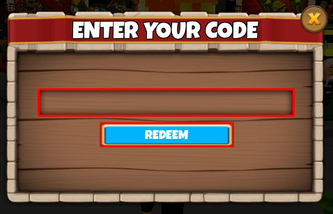 World Defenders enter codes box