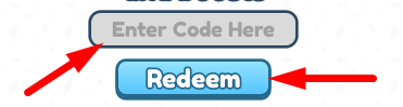 The code redeeming interface in Energy Simulator