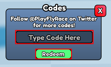 Redeem these Fly Race codes to get free Studs