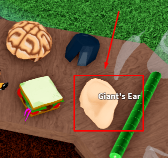 Wacky Wizards giant's ear item