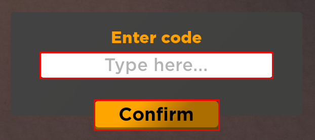 Warfare Tycoon enter codes box