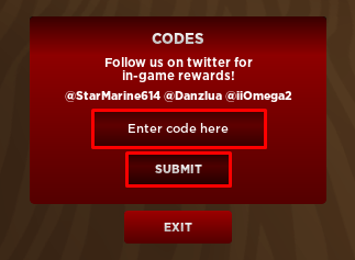 Dog! enter codes box