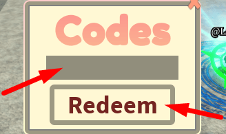 The code redeeming interface in Cultivation of Realm