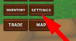 The Settings button in Piece Simulator