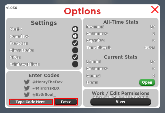 Roblox  Arcade Empire Codes (Updated October 2023) - Hardcore Gamer