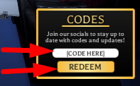 The code redeeming interface in Attack on Titan Revolution