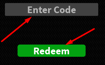 The code redeeming interface in West Coast, FL