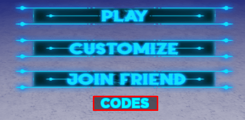 Solo Blox Leveling codes button
