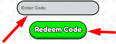 The code redeeming interface in Skibidi Tower Defense