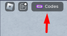 The Codes button in Skibidi RNG