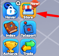 The Store button in Fighting Legends