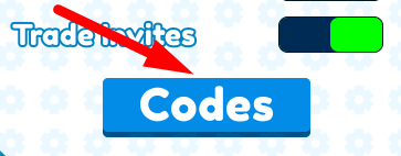 The Codes button in Tank Simulator X