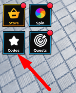 The Codes button in Ro-Bio: Experiment