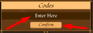 The code redeeming interface in Murim Cultivation