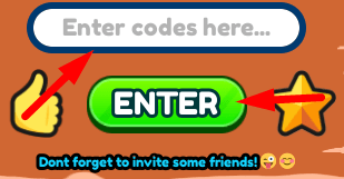 The code redeeming interface in Ride a Friend