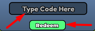 The code redeeming interface in Money Race