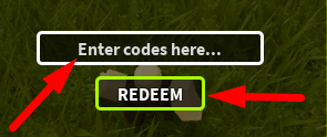 The code redeeming interface in Survival Odyssey