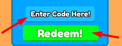 The code redeeming interface in Pet Hatchers