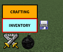 Craftwars inventory button