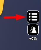 The Menu icon in Pacsun Los Angeles Tycoon