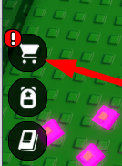 The Shop icon in Aura RNG