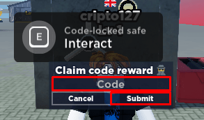 Carcraft enter codes box